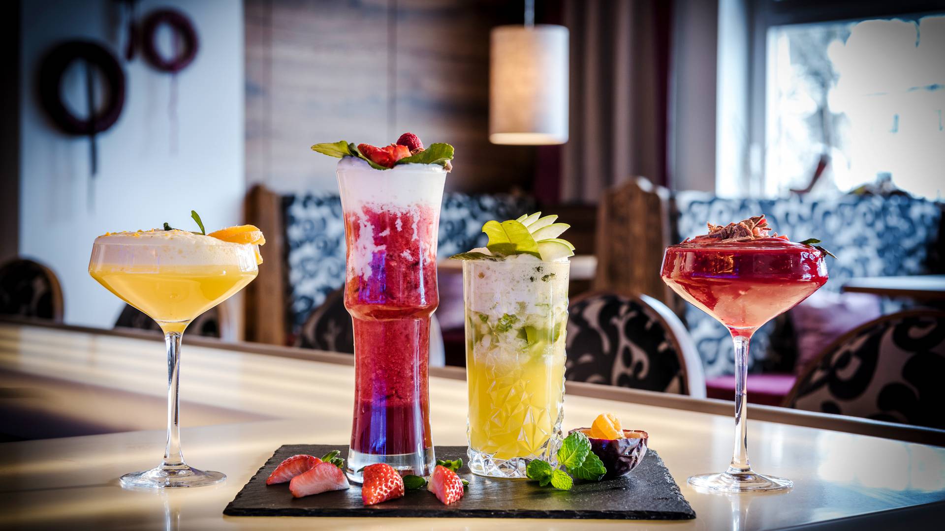 Cocktails an der Hotelbar das Rübezahl