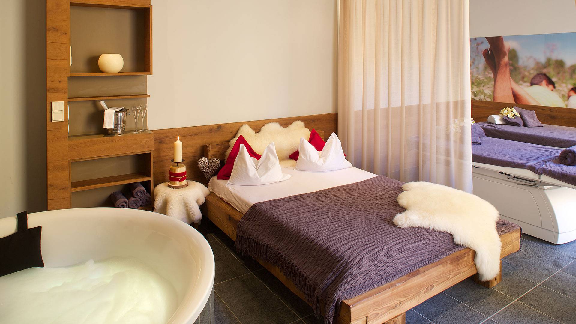 Kuschelecke in der Privat-Spa-Suite