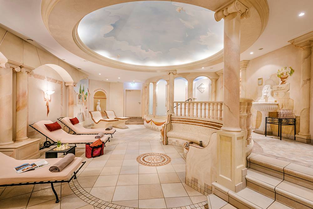 Saunabereich im Wellnesshotel Das Rübezahl