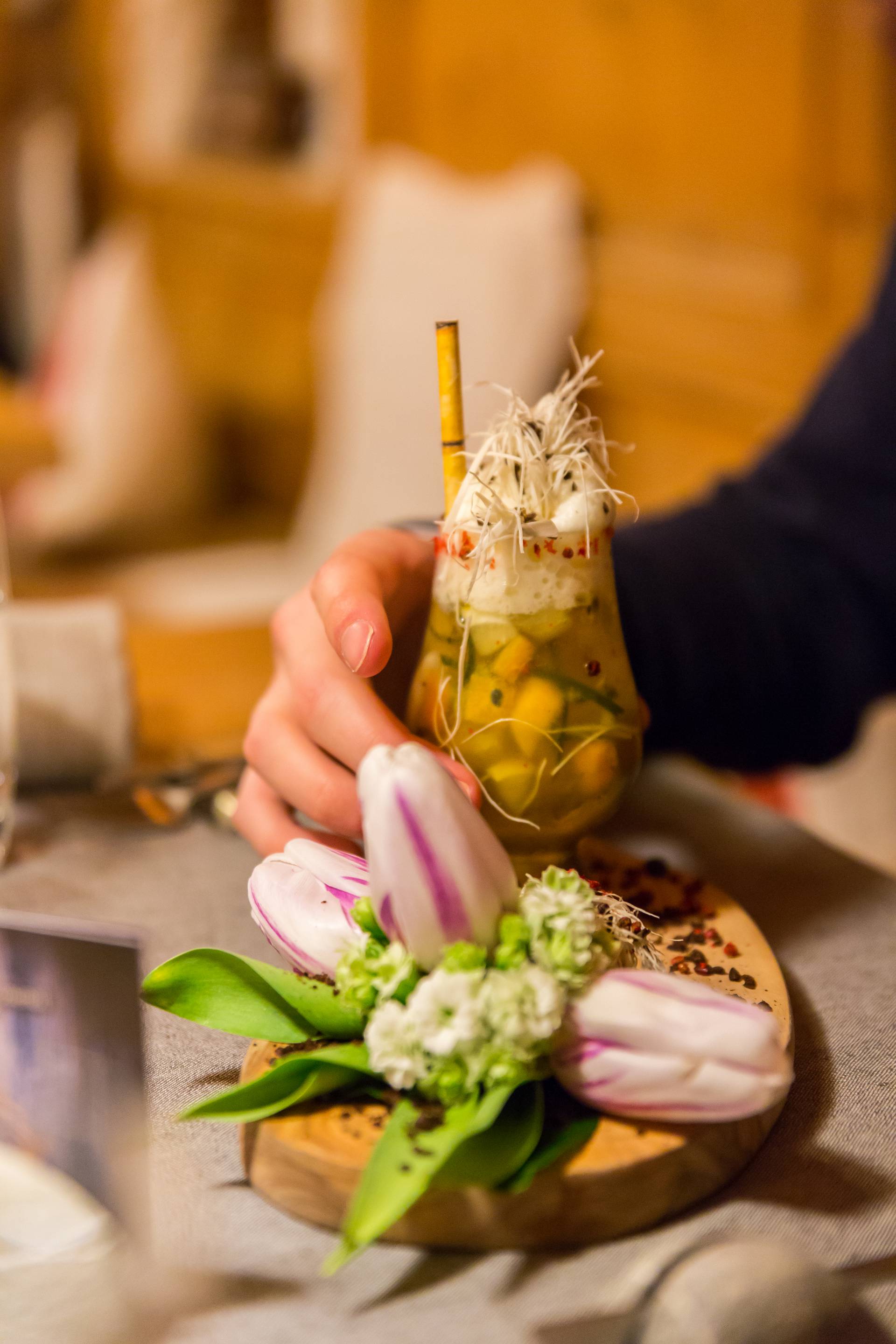 Aperitif mit sommerlichen Zügen