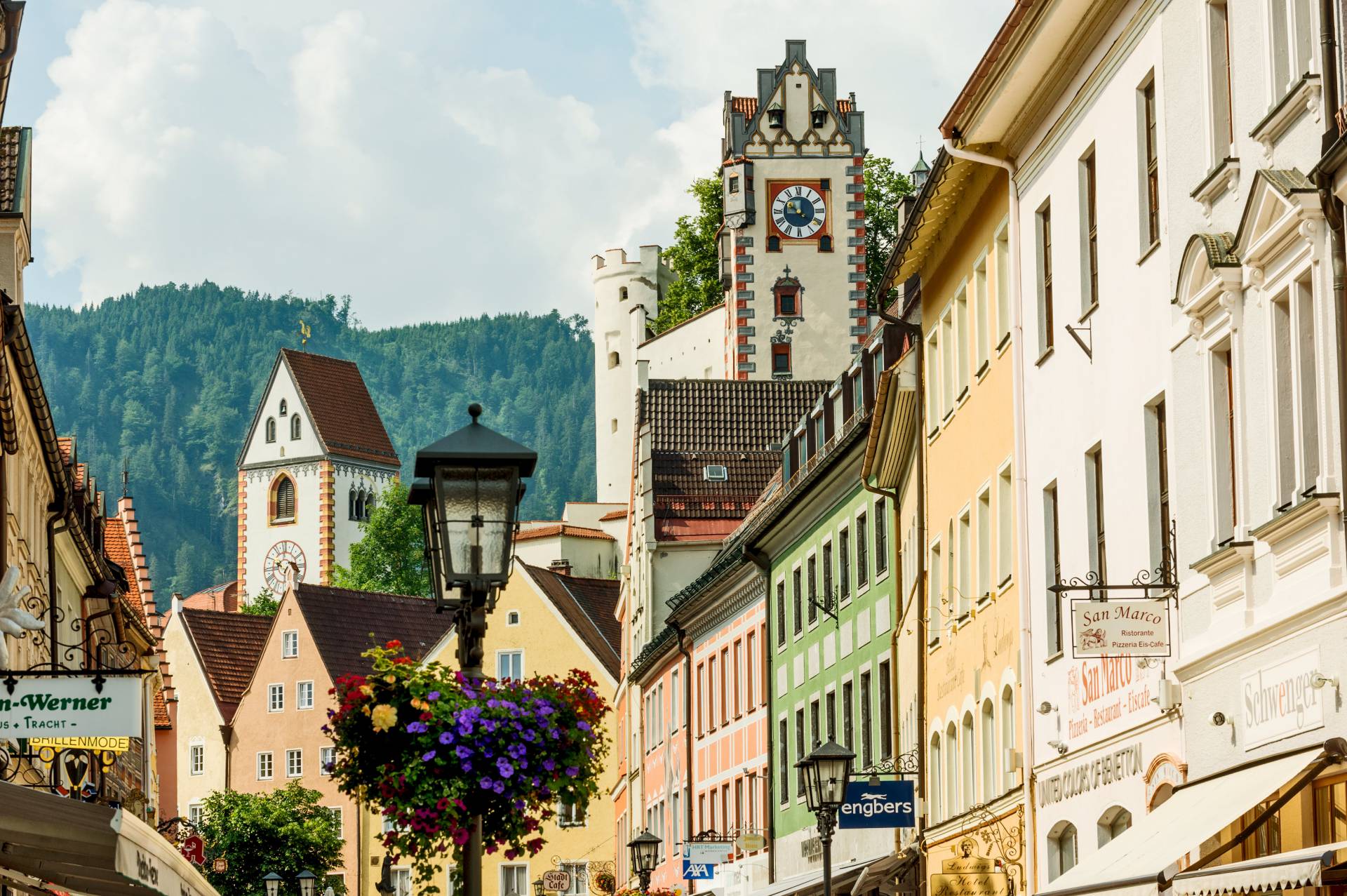 Altstadt Füssen im Allgäu