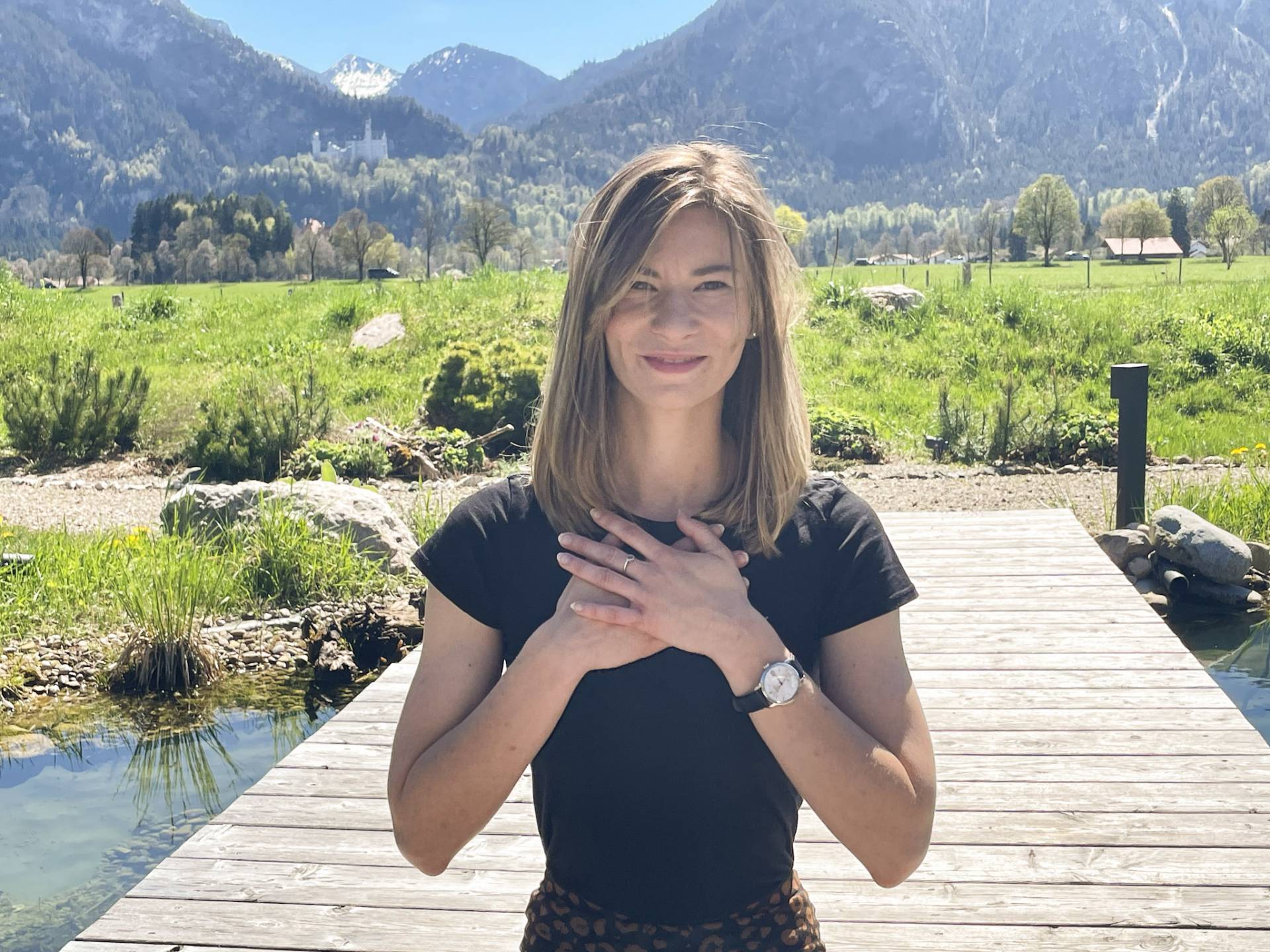 Yogalehrerin im Allgäu