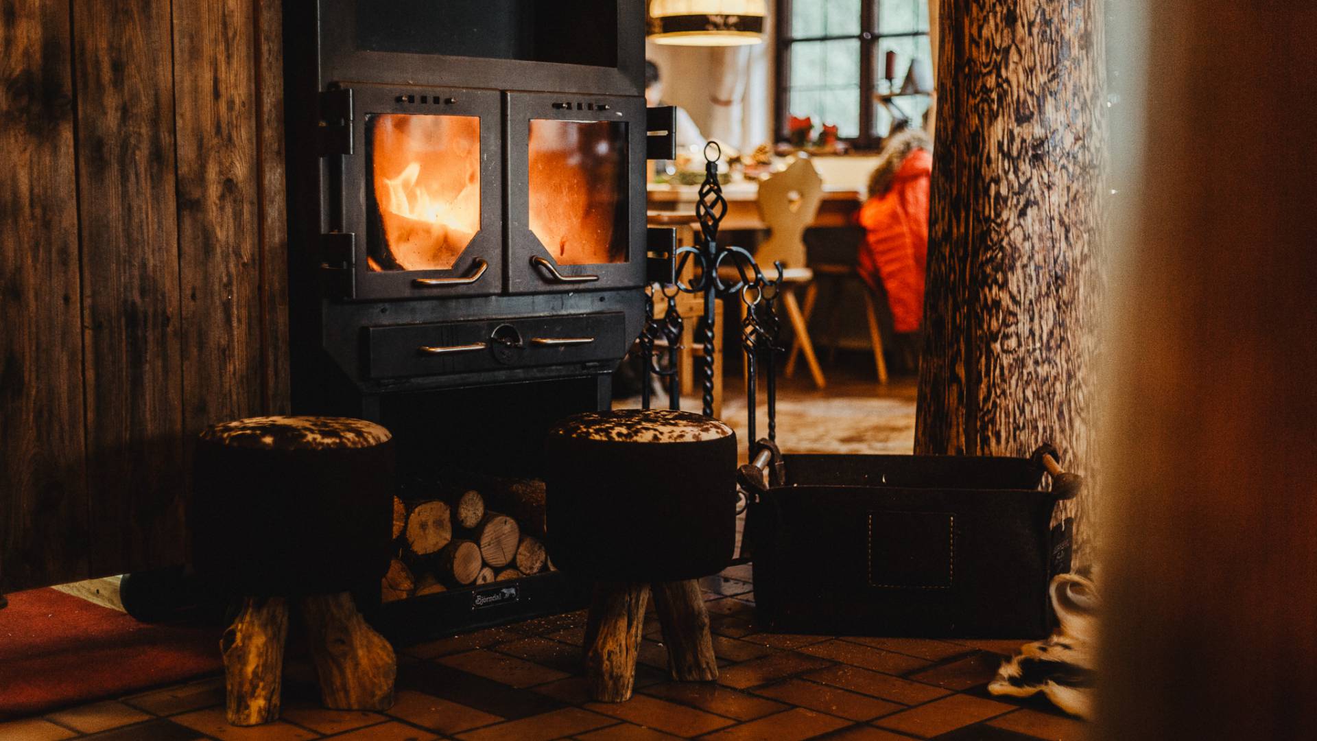 Stube in der Rohrkopfhütte