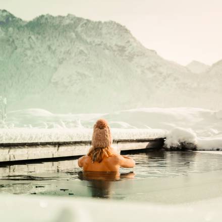 Eisbaden im Wellnesshotel Allgäu