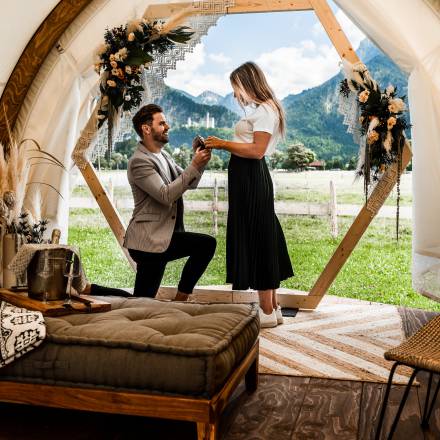 Say Yes & Elopement in the Garden Pavilion - Hotel Das Rübezahl