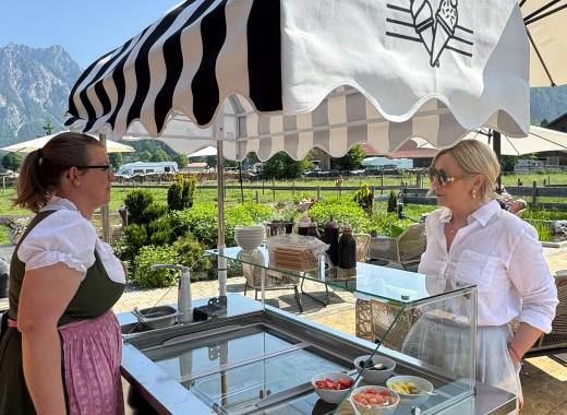 Eiswagen im Hotel Das Rübezahl