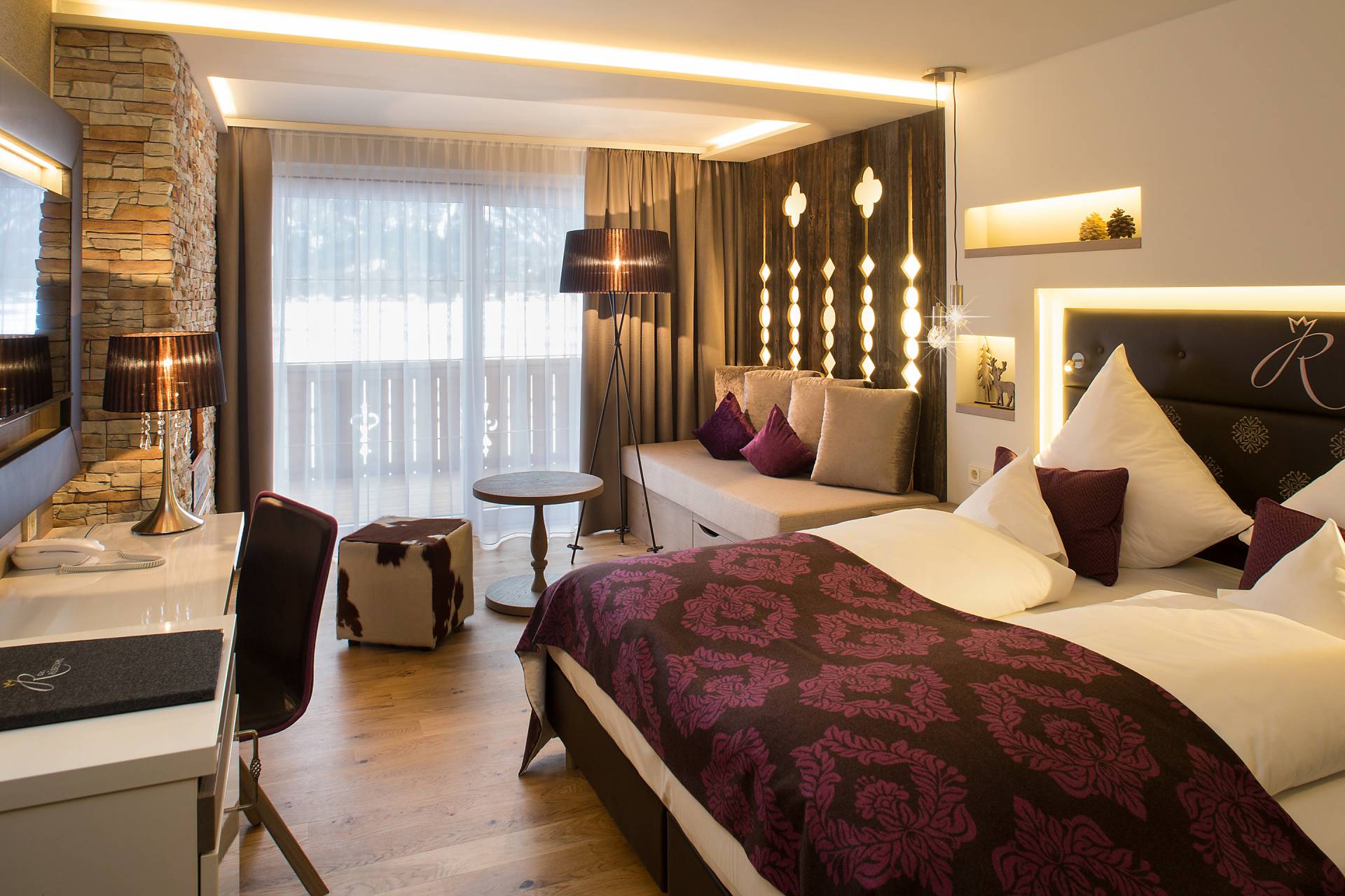 Deluxe Zimmer Alpentraum im Hotel Rübezahl in Schwangau