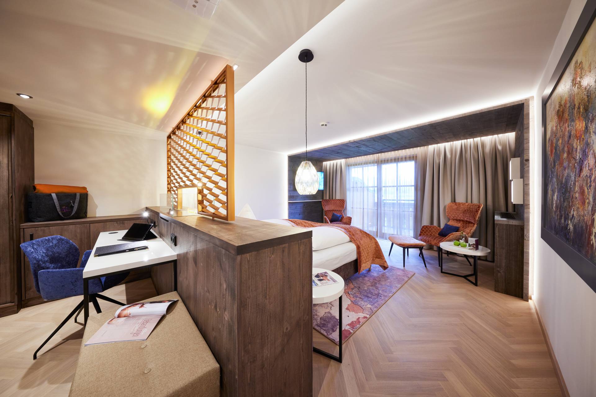 AlpenGlühen Junior-Suite im Hotel Das Rübezahl