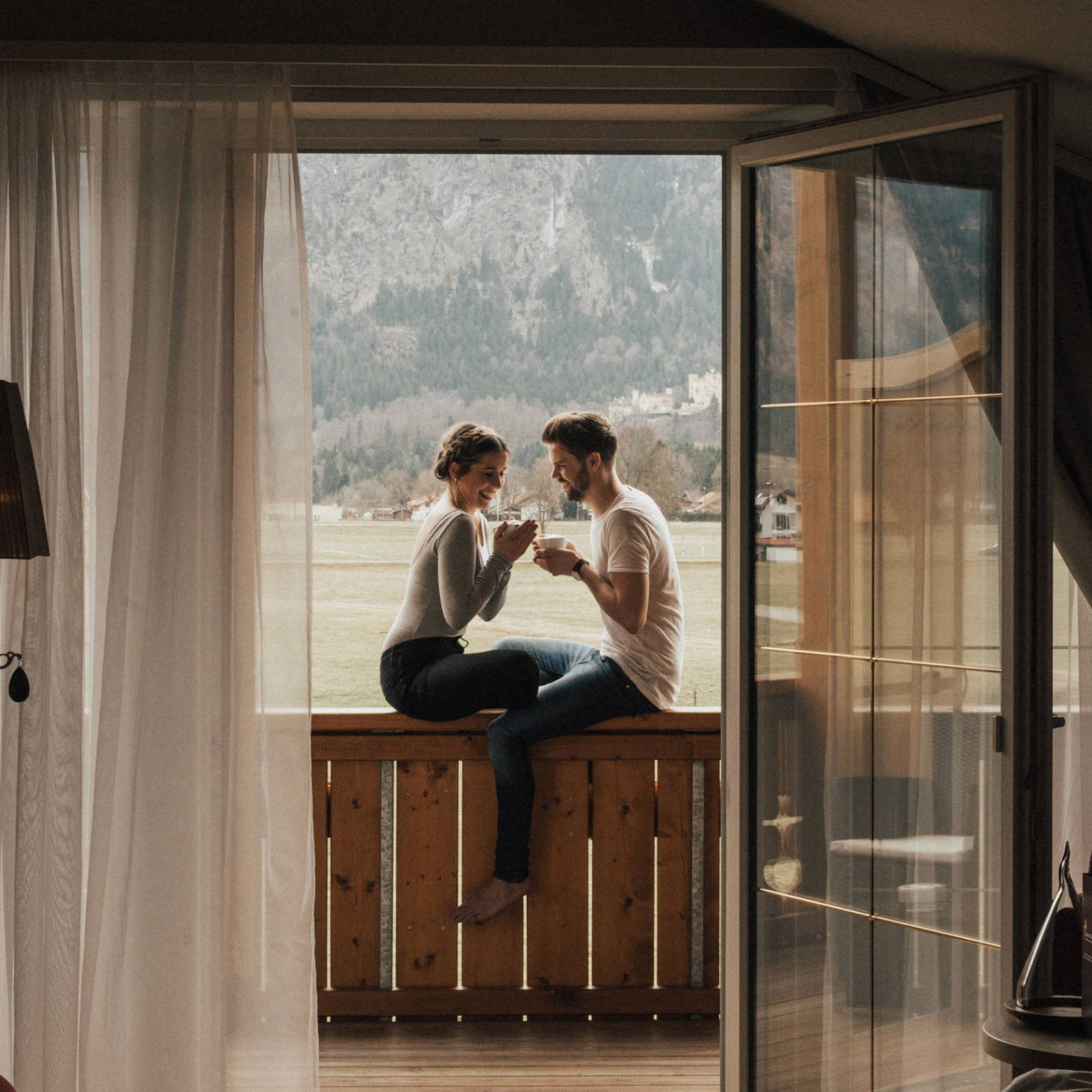 Romantikurlaub mit Blick auf Neuschwanstein - Urlaubsideen für Verliebte
