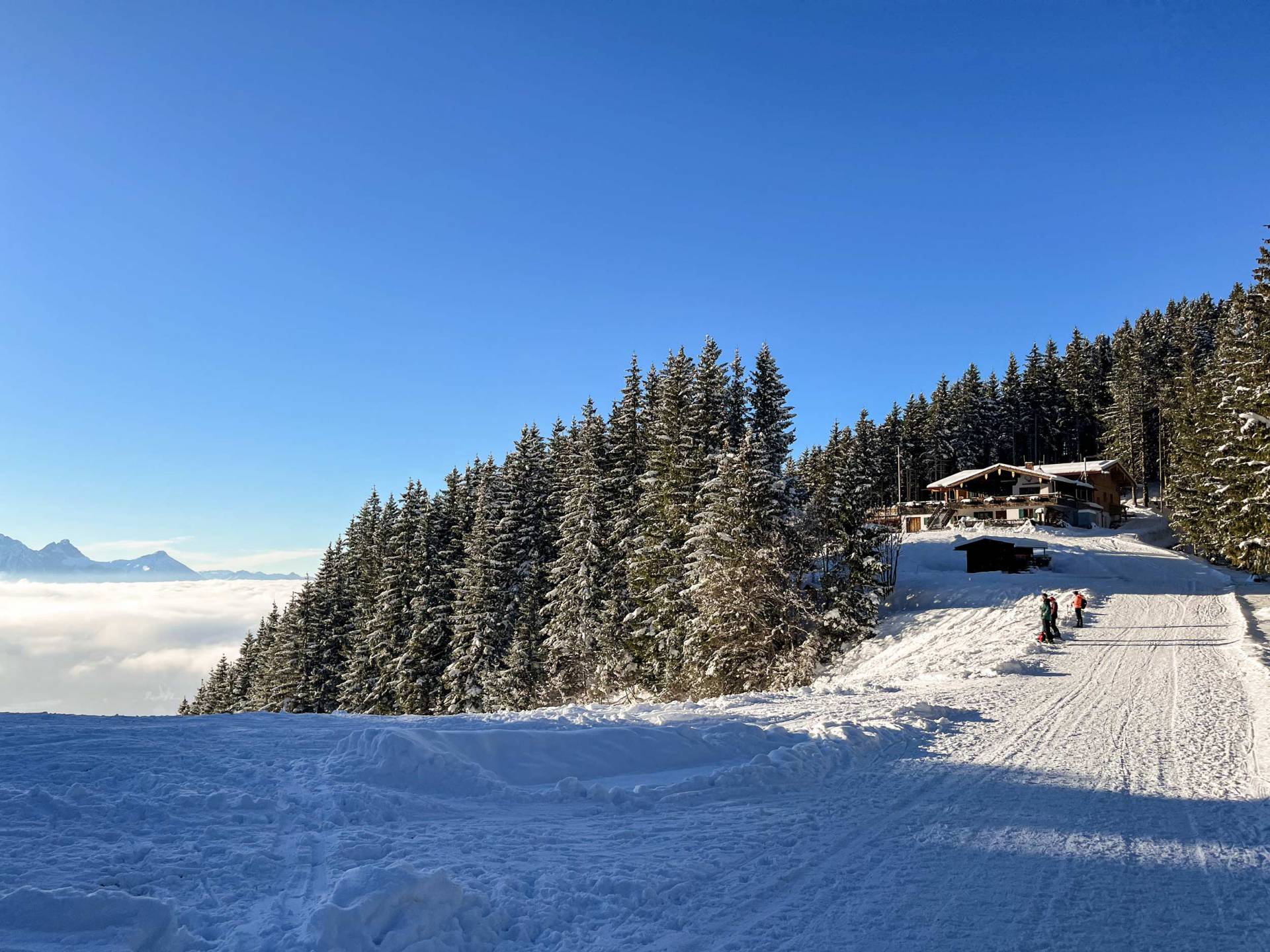 Wanderweg im Winter