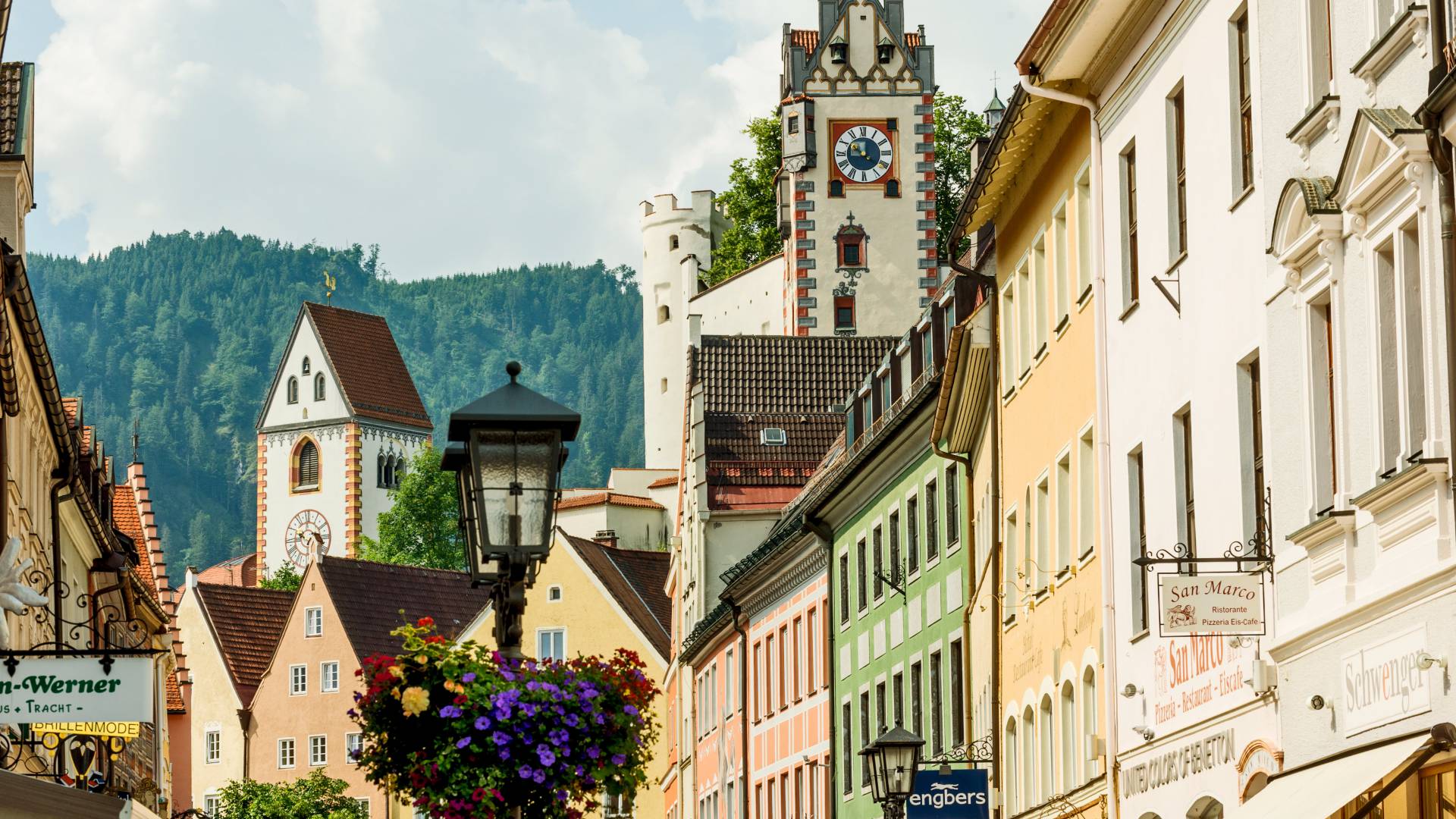 Altstadt Füssen im Allgäu