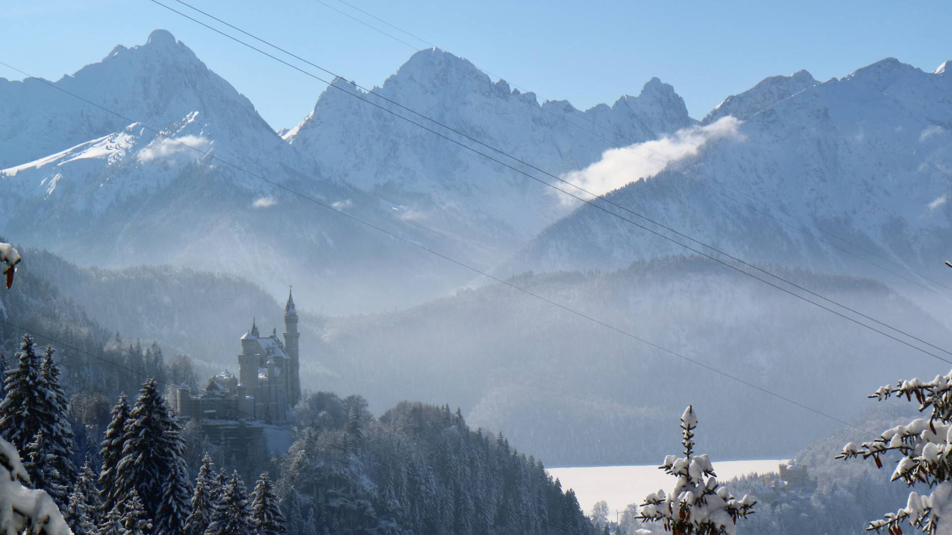 Winter am Schloss Neuschwanstein