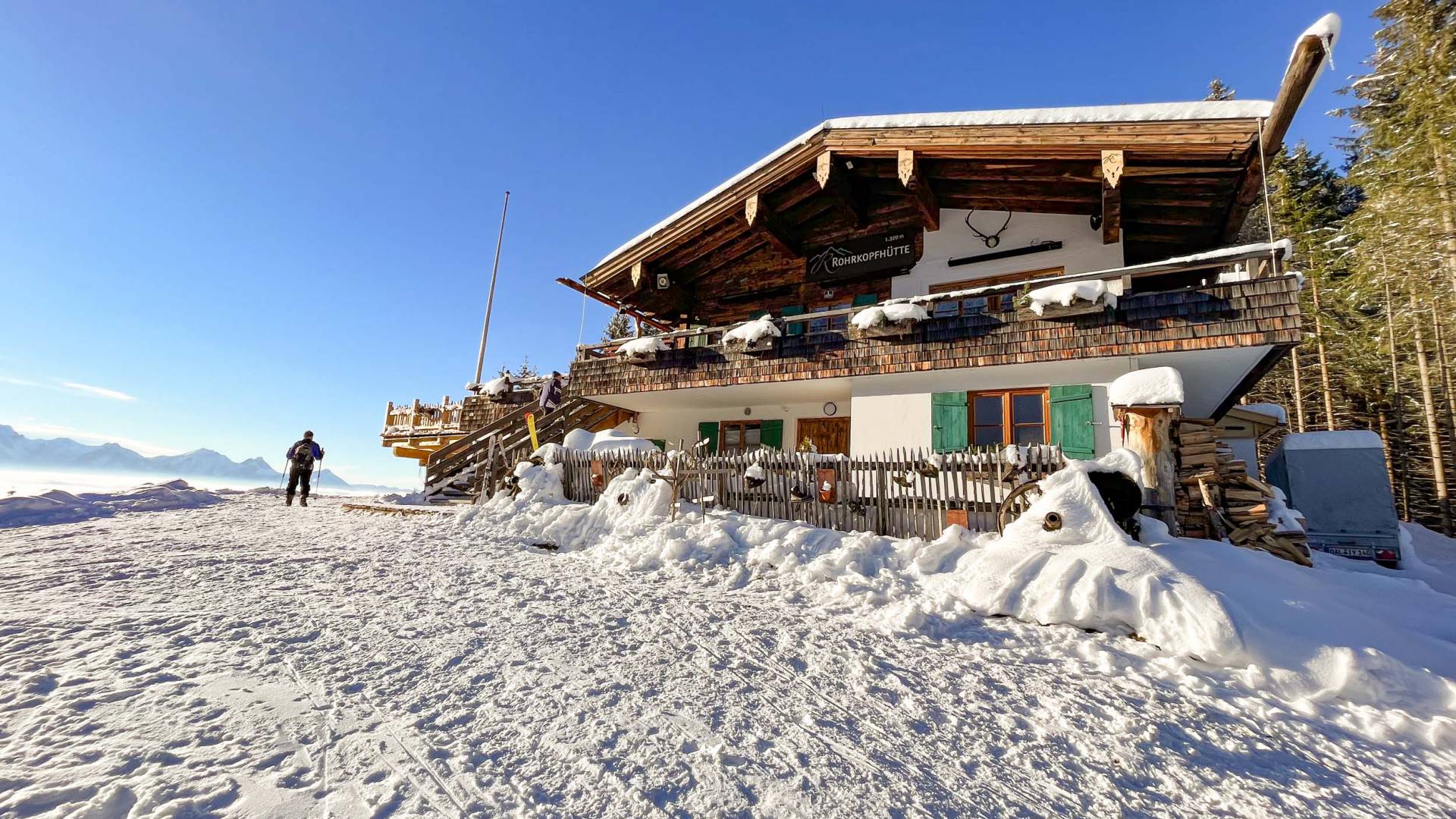 Aufstieg Tegelberg Rohrkopfhütte im Allgäu