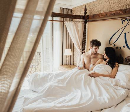 Luxus Suiten für einen Romantikurlaub mit Blick auf Neuschwanstein