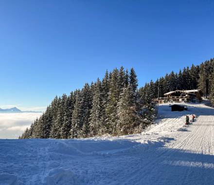 Wanderweg im Winter