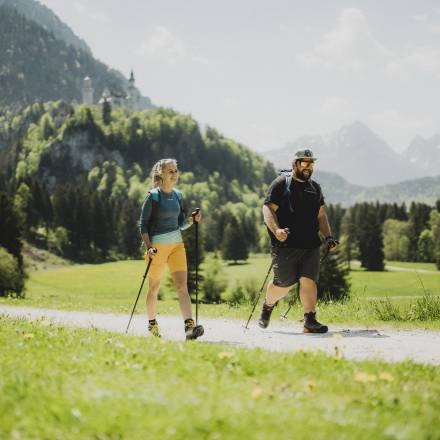 Wanderungen bei Schloss Neuschwanstein und der Umgebung Füssen - Wanderurlaub im Allgäu