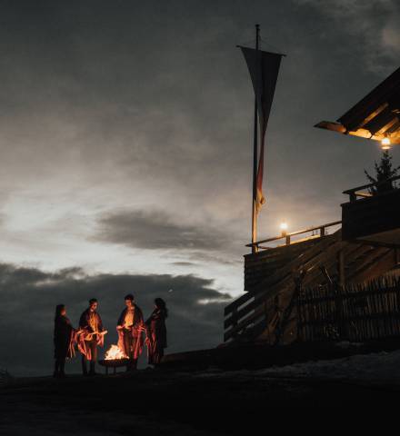 Lagerfeuer Tegelberg Rohrkopfhütte