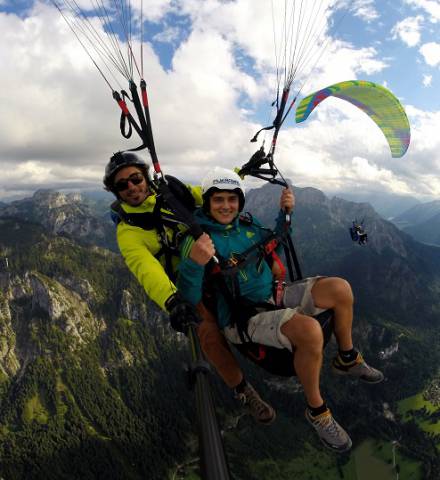 Gleitschirmfliegen im Allgäu