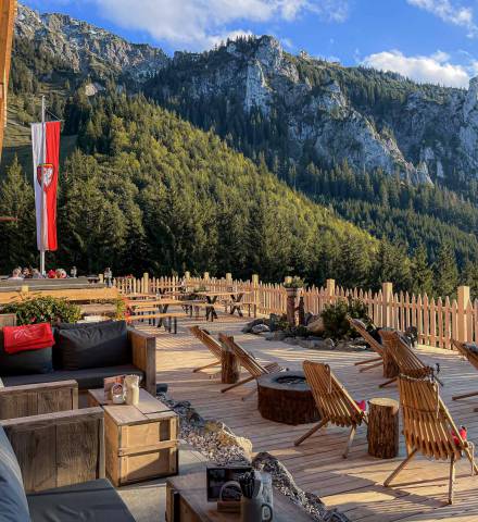 Rohrkopfhütte Berghütte am Tegelberg im Allgäu