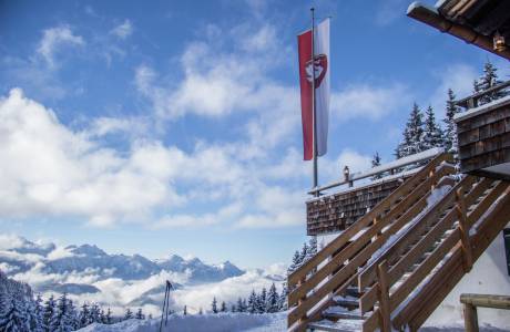 Die Rohrkopfhütte im Winter 