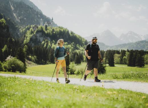 Wanderungen bei Schloss Neuschwanstein und der Umgebung Füssen - Wanderurlaub im Allgäu