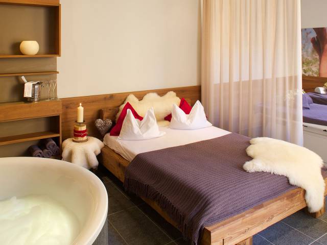 Kuschelecke in der Privat-Spa-Suite