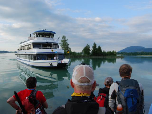 Abendfahrt mit Fähre über den Forggensee