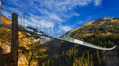 Die längste Fußgänger-Hängebrücke Österreichs - im Lechtal, Bild 1/1