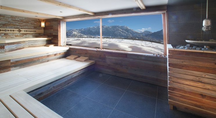 Sauna im 4 Sterne Superior Wellnesshotel Rübezahl im Allgäu