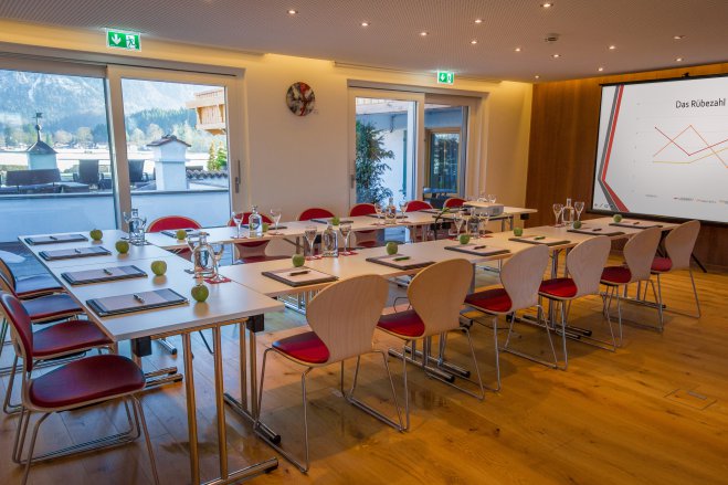 Meeting room in the Hotel Rübezahl in Schwangau, Allgäu