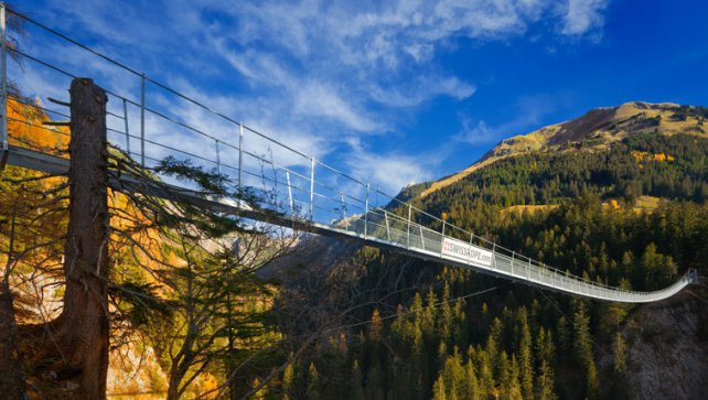Hängebrücke in Holzgau