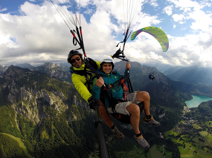 Paragliding Flug am Tegelberg